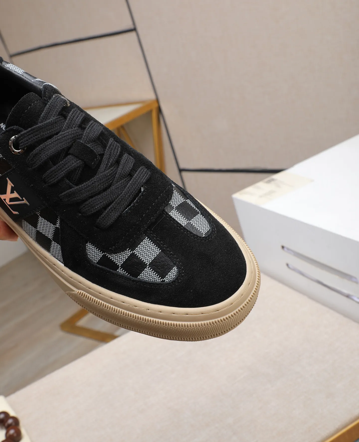 Men's shoes 💰420 📛📛(Niuli) high-end [LOUIS VUITTON】Louis Vuitton official website synchronizes new products👟Milan fashion catwalk style🇰🇾🇰🇾LV house logo, celebrity style, a must-have for fashionistas⚠️First-layer calfskin➕Cowhide lining➕Official website original original outsole👞Number 38-44
